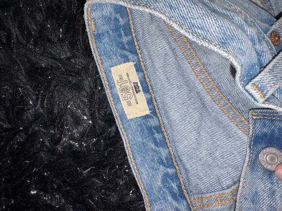 Levi's 150th Anniversary Women 501 90's Straight Fit Button Fly Jeans Blue - Picture 4 of 7